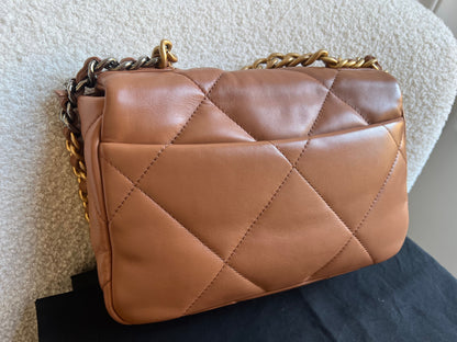 Chanel Small 19 in Caramel Lambskin (RRP £5,590)