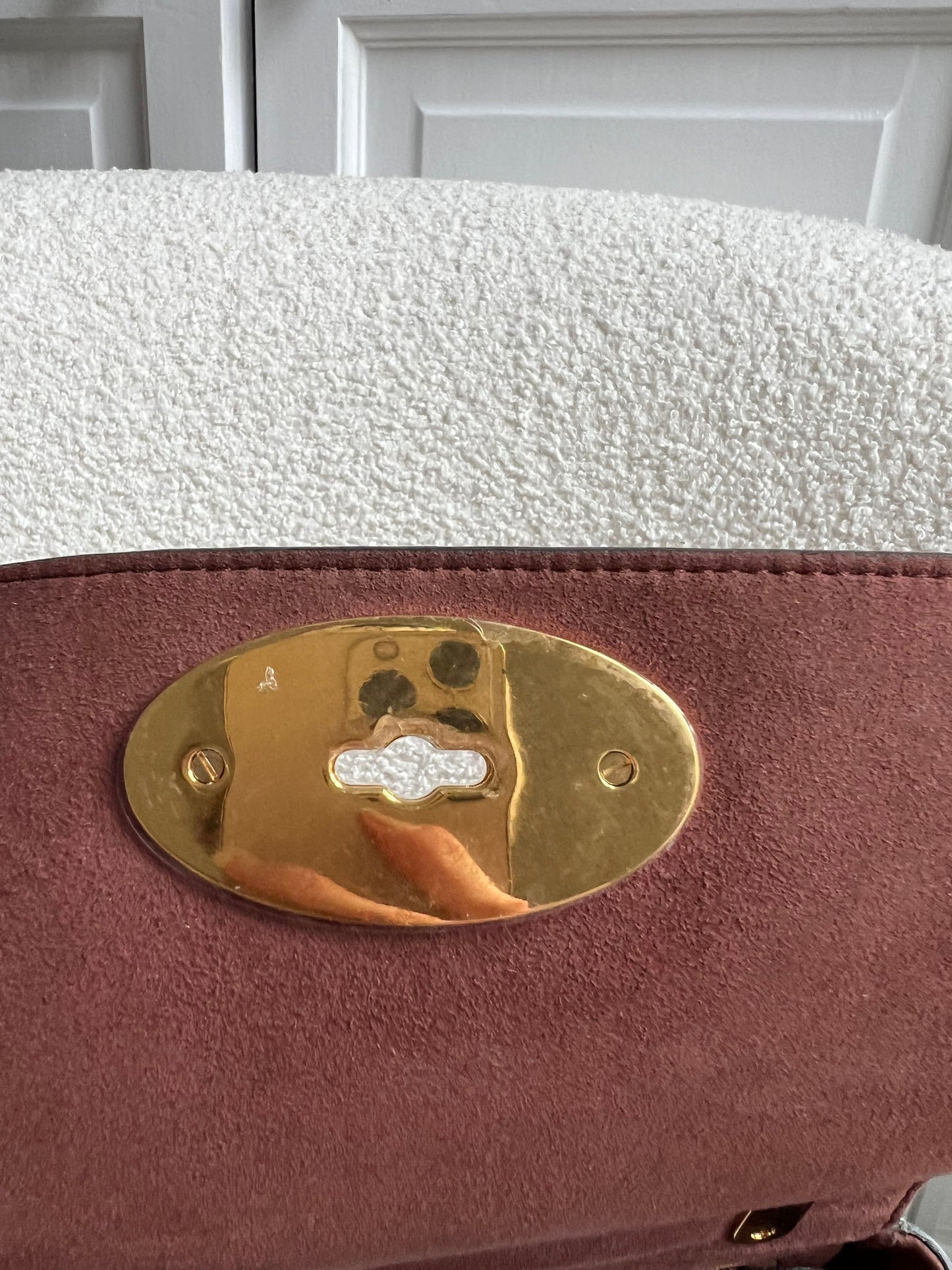 Mulberry Dark Blush Regular Lily with Gold Hardware (RRP £995)