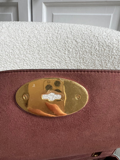 Mulberry Dark Blush Regular Lily with Gold Hardware (RRP £995)