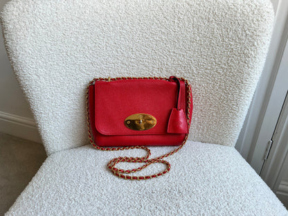 Mulberry Hibiscus Red Regular Lily with Gold Hardware (RRP £995)