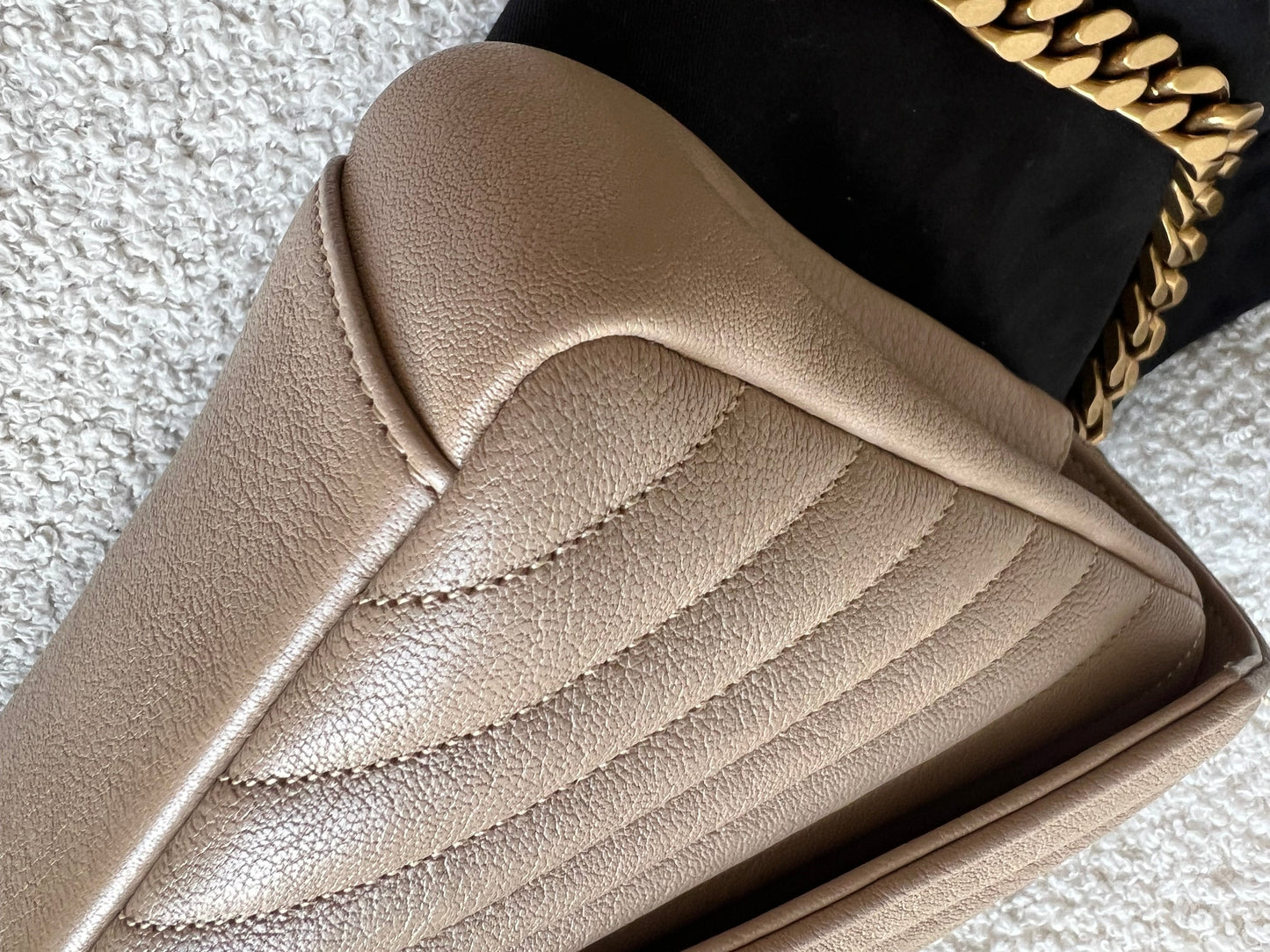 Yves Saint Laurent (YSL) Beige Medium College (£2000)