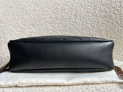Gucci GG Black Marmont Small Shoulder Bag (RRP £1440)