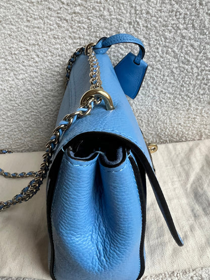 Mulberry Cornflower Blue Regular Lily with Gold Hardware (RRP £995)