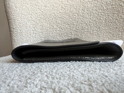 Yves Saint Laurent (YSL) Grey Patent Belle de Jour Clutch