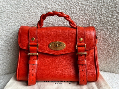 Mulberry Orange Mini Alexa (RRP £995)