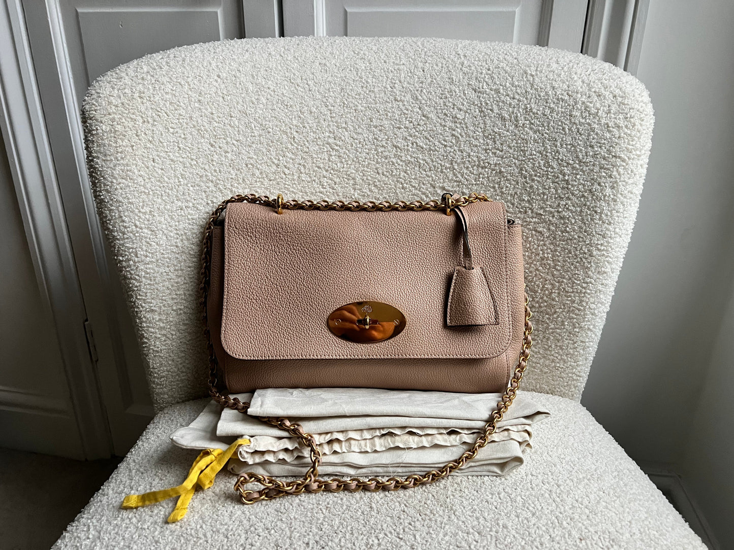 Mulberry Rosewater Medium Lily with Gold Hardware (RRP £1095)