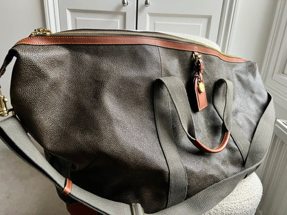 Mulberry Large Clipper Bag in Mole Cognac Scotchgrain (RRP £995)