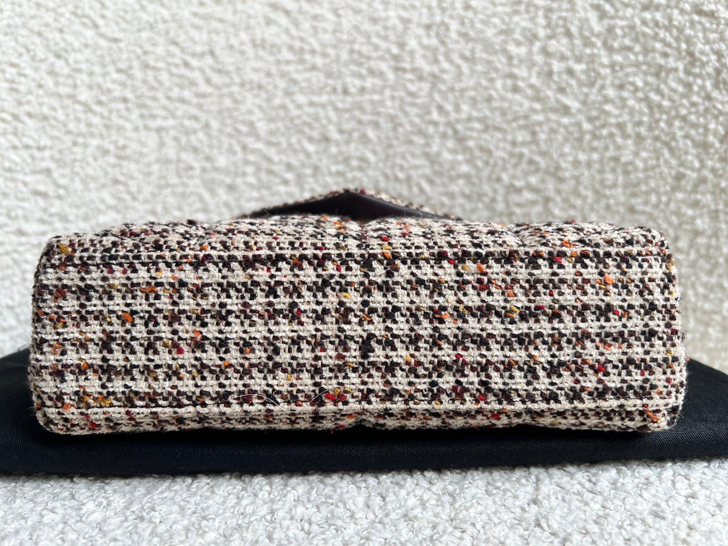 Yves Saint Laurent (YSL) Puffer Clutch Pouch in Tweed (RRP £710)