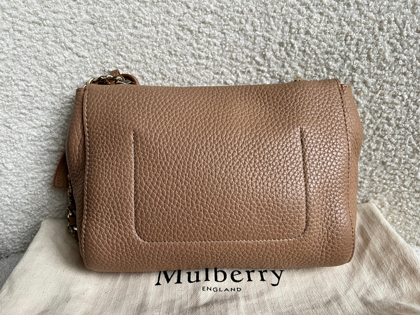Mulberry Light Salmon Regular Top Handle Lily (RRP £1095)