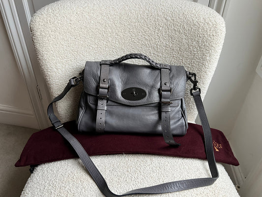 Mulberry Foggy Grey Regular Alexa (RRP £1100)