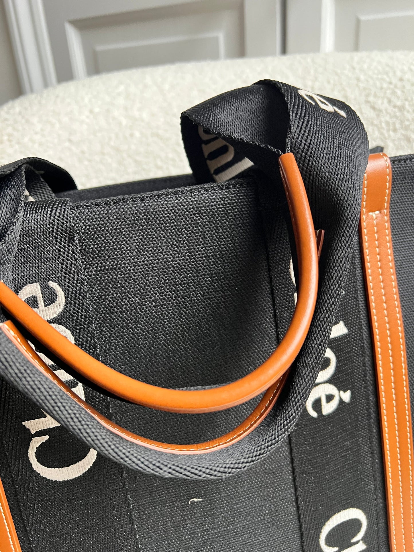 Chloe Medium Black Woody Tote Bag (RRP £990)