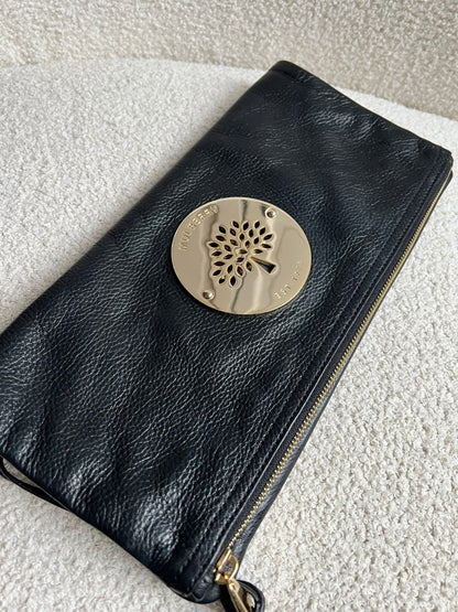 Mulberry Black Daria Clutch (RRP £550)
