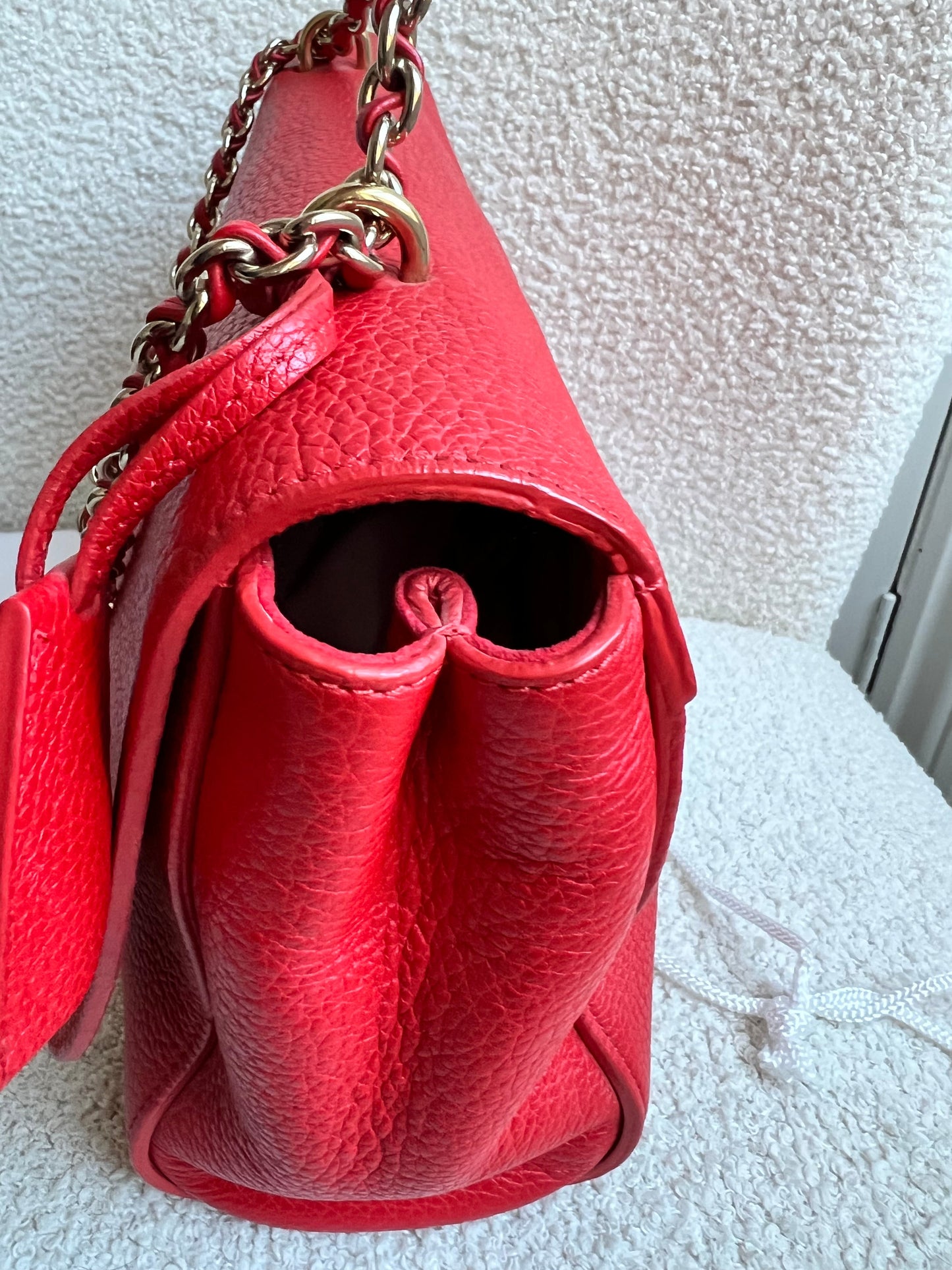Mulberry Fiery Spritz Red Medium Lily with Gold Hardware (RRP £995)
