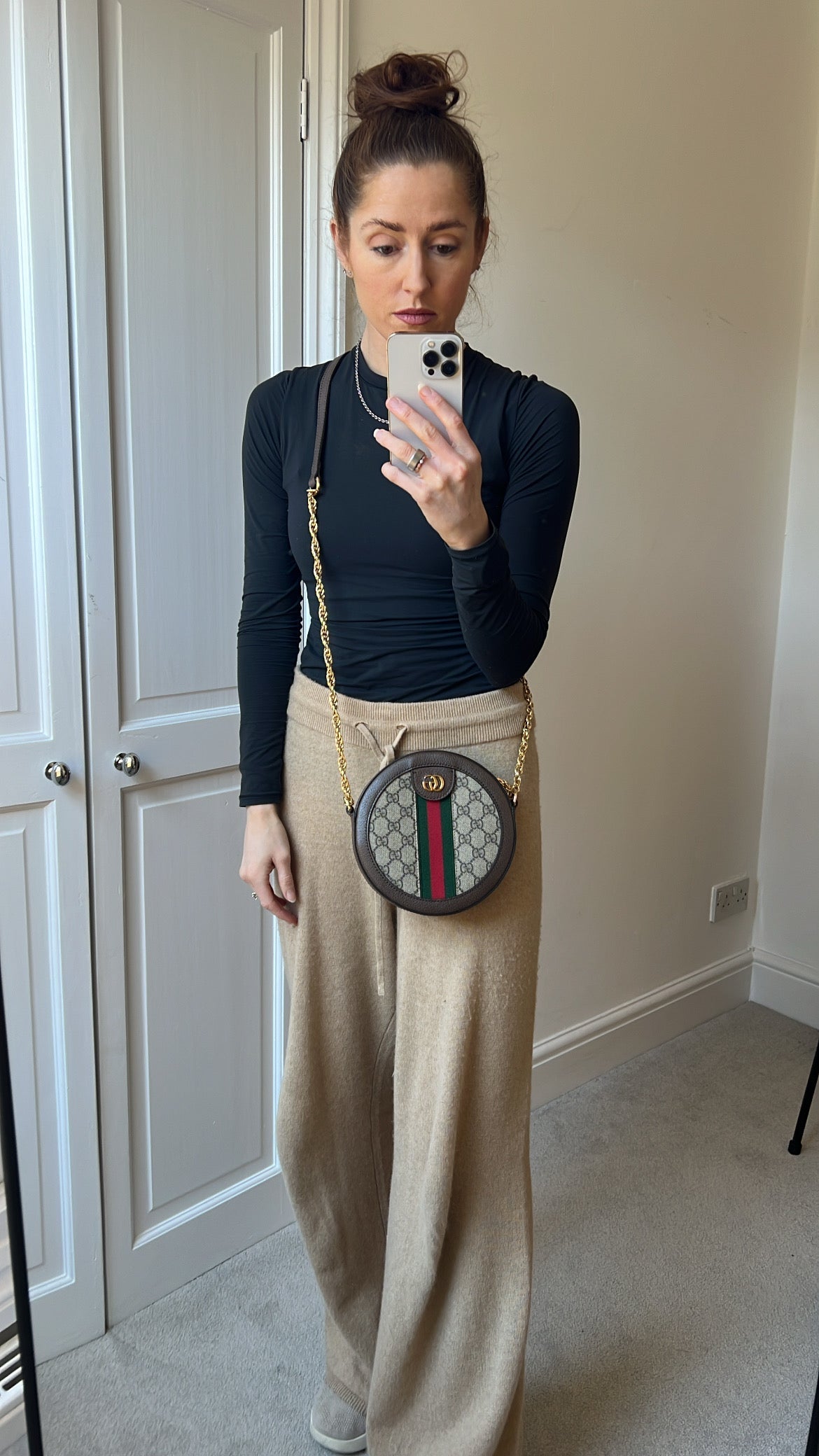 Gucci GG Ophidia Mini GG Round Shoulder Bag (RRP £1,270)