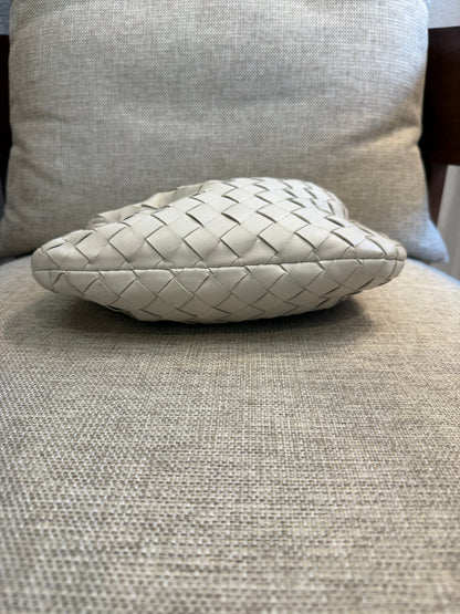 Mini Jodie White Intrecciato Nappa Leather