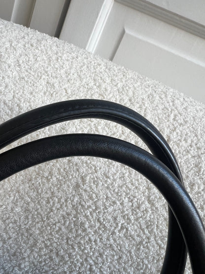Prada Black Vitello Daino Tote