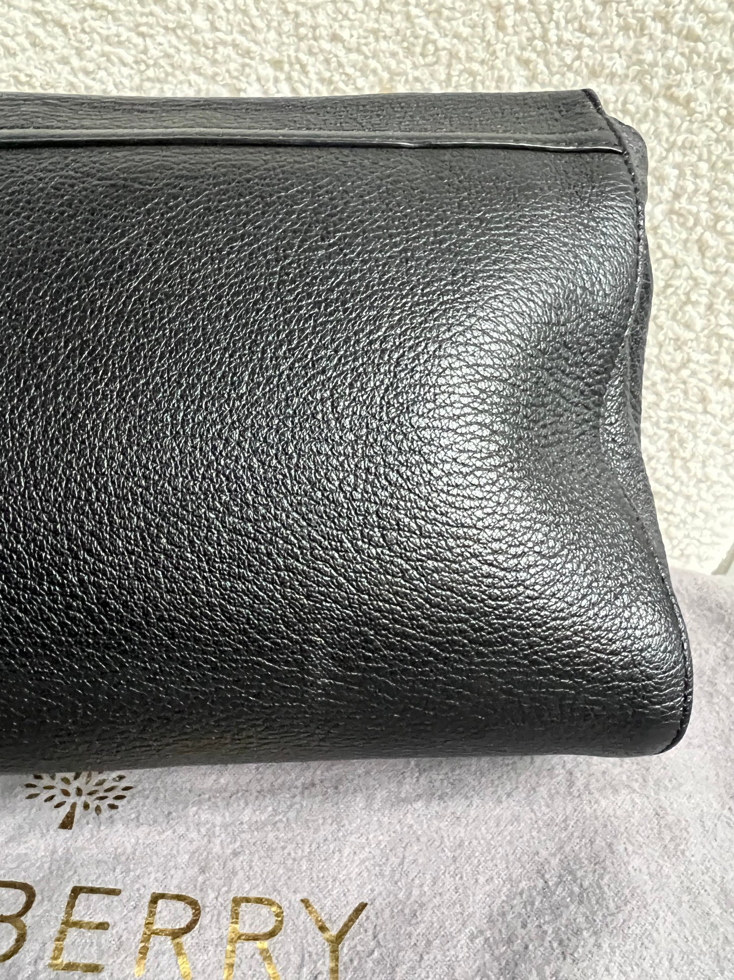 Mulberry Black Medium Lily with Gold Hardware (RRP £1195)