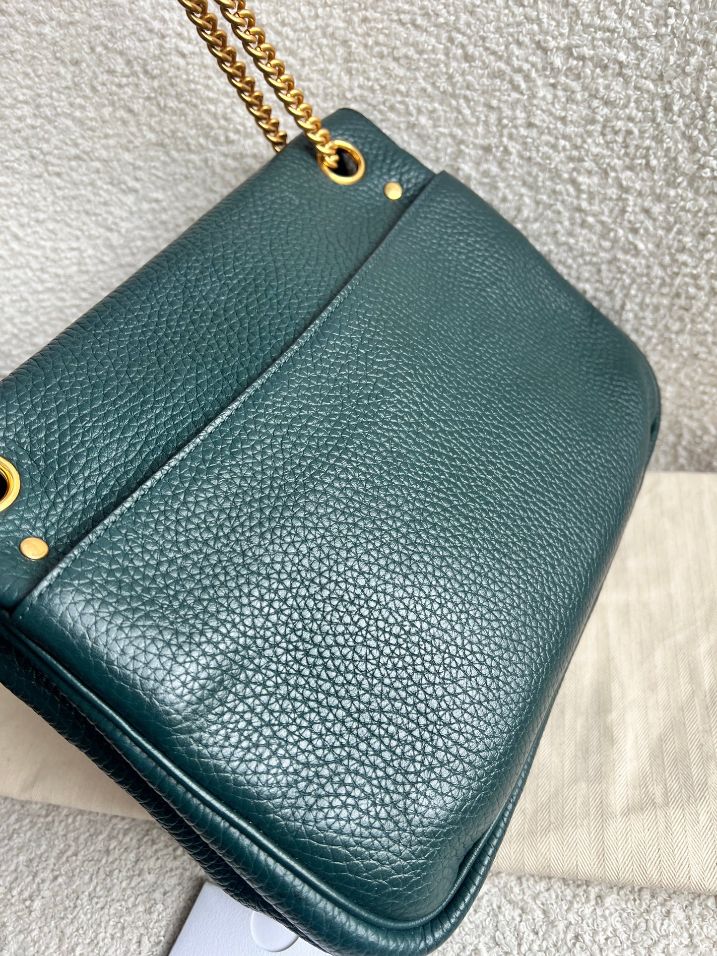 Mulberry Green Darley Shoulder Bag (RRP £1095)