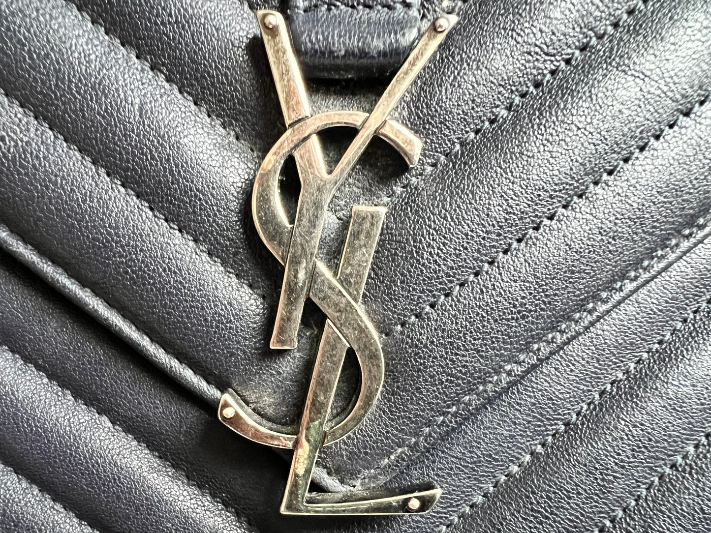 Yves Saint Laurent (YSL) Navy Large College (RRP £2,280)