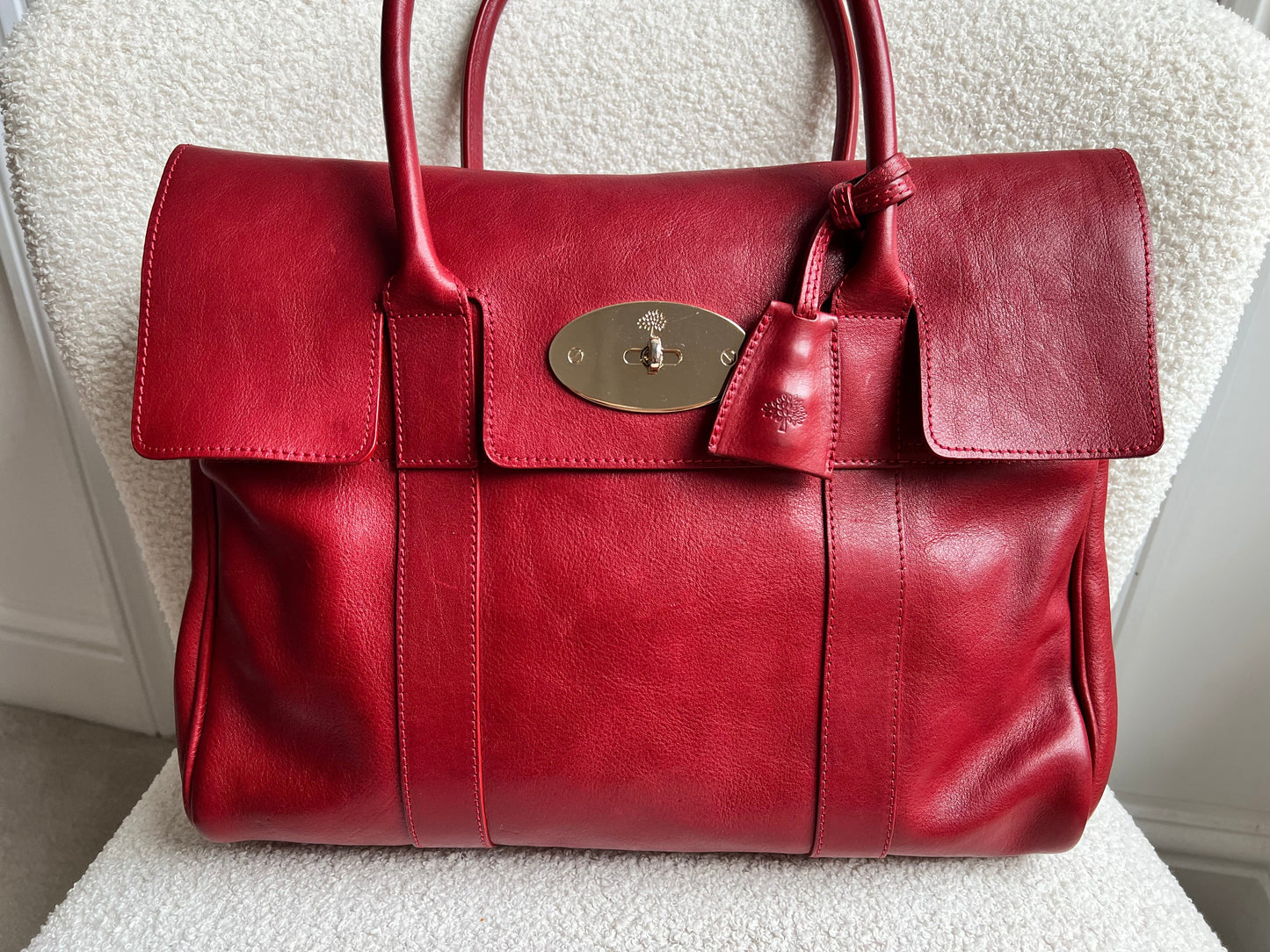 Mulberry Red Bayswater (RRP £1095)