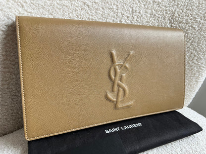 Yves Saint Laurent (YSL) Beige Belle de Jour Clutch