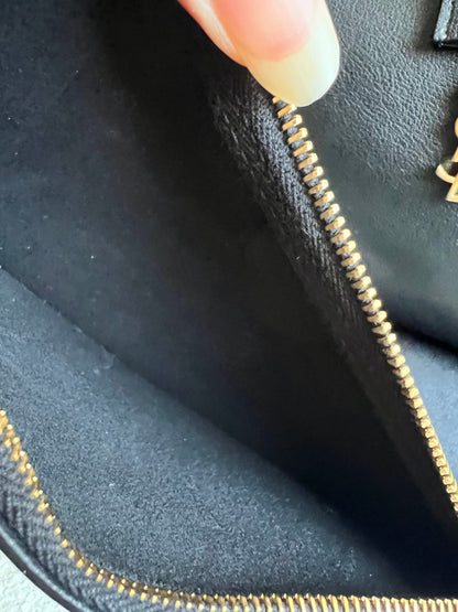 Yves Saint Laurent (YSL) Black E/W Shopping Tote (RRP £1115)