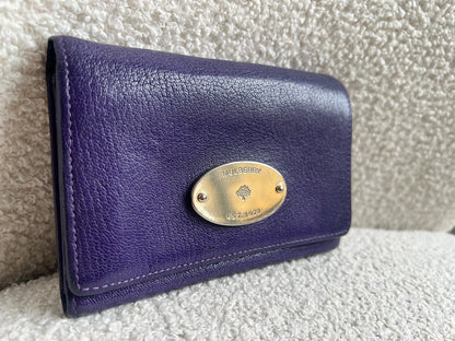 Mulberry Purple French Purse (RRP £275)