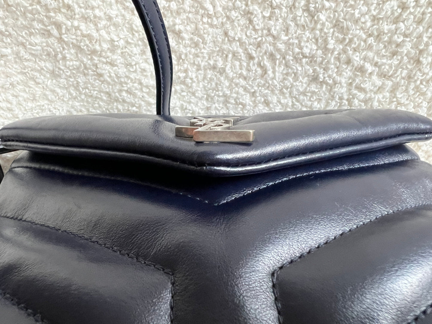 Yves Saint Laurent (YSL) Navy Blue Toy Lou Lou (RRP £1350)