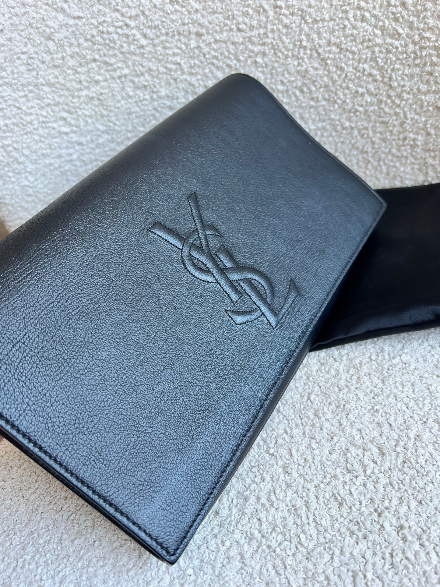 Yves Saint Laurent (YSL) Black Belle de Jour Clutch