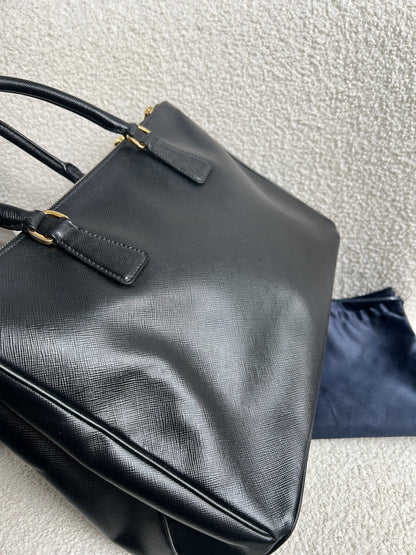 Prada Black Galleria Saffiano Tote