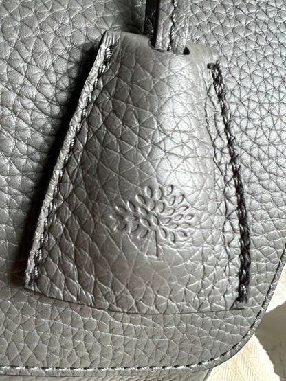 Mulberry Charcoal Grey Medium Top Handle Lily (RRP £1075)