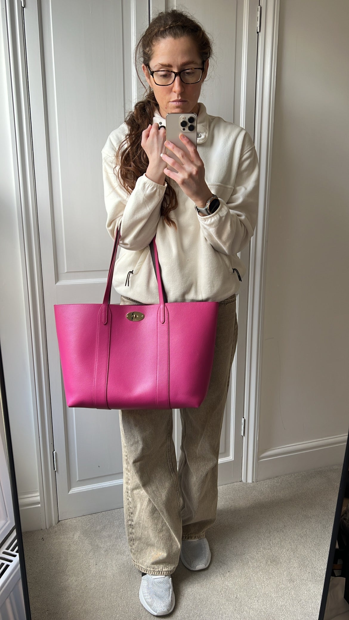 Mulberry Pink Bayswater Tote (RRP £845)