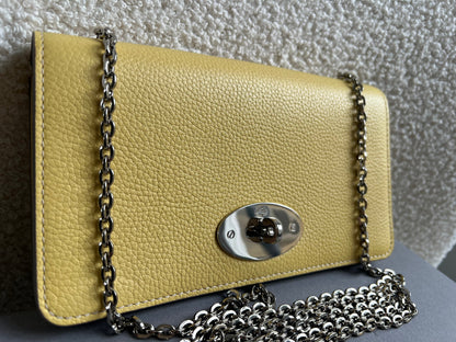 Mulberry Camomile Yellow Bayswater Clutch (RRP £495)