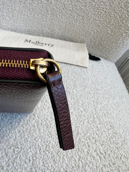 Mulberry Oxblood Continental Wallet (RRP £345)