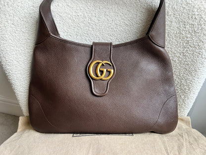 Gucci Brown Large Aphrodite Shoulder Bag (RRP £1760)