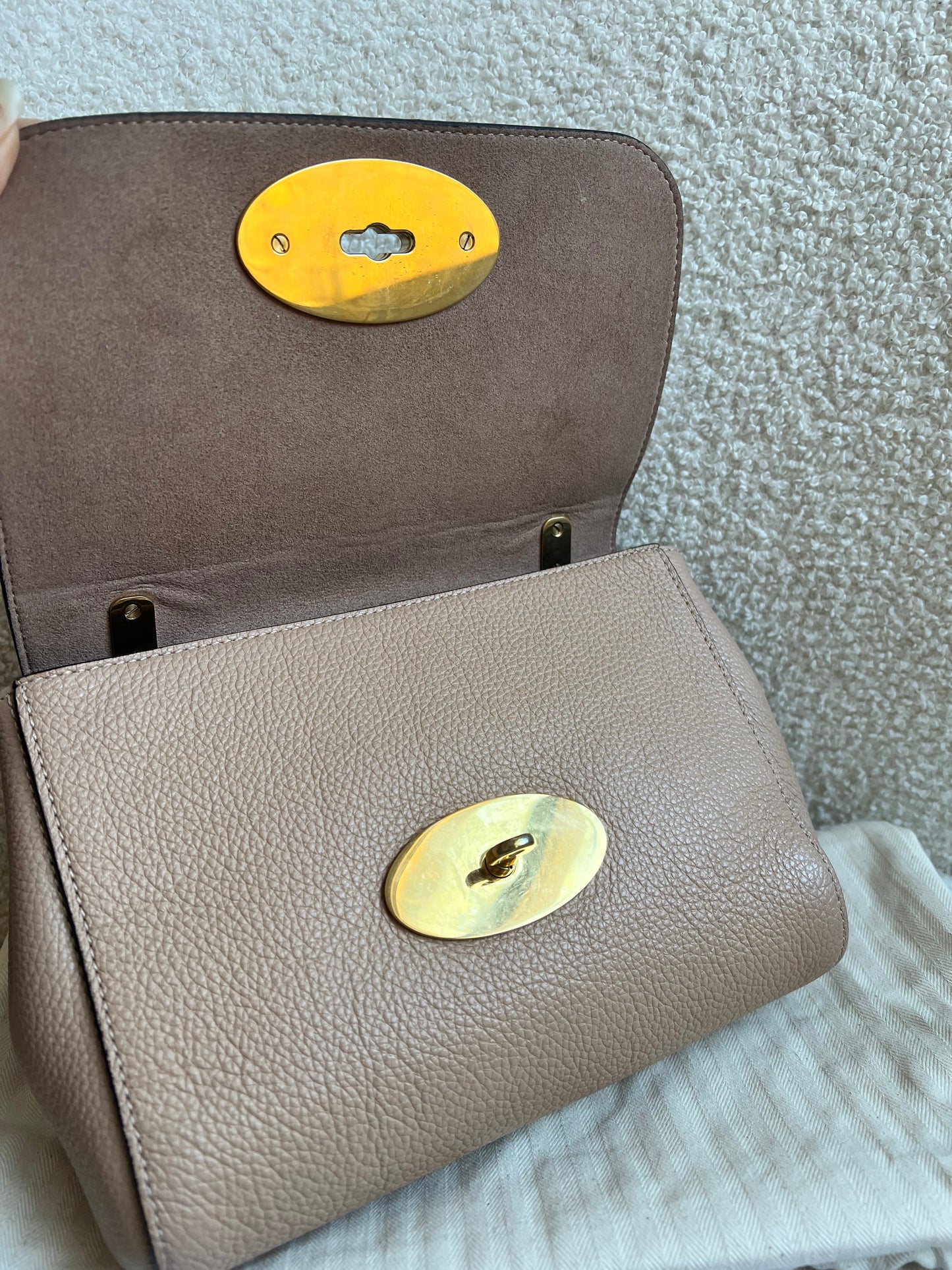 Mulberry Rosewater Regular Lily with Gold Hardware (RRP £995)