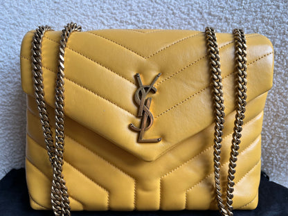 Yves Saint Laurent (YSL) Yellow Small Lou Lou (RRP £1,900)