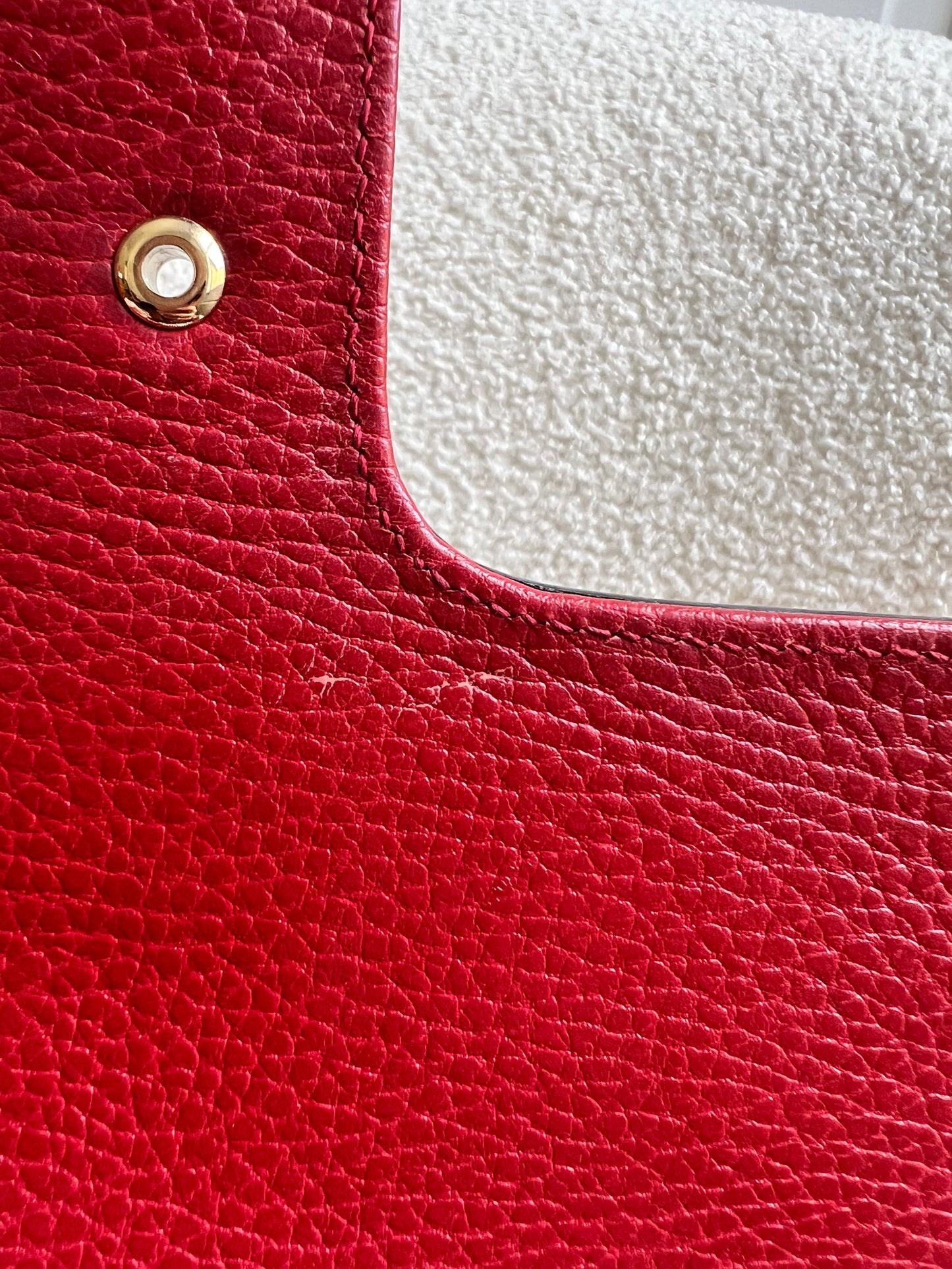 Gucci Interlocking GG Red Small Shoulder Bag