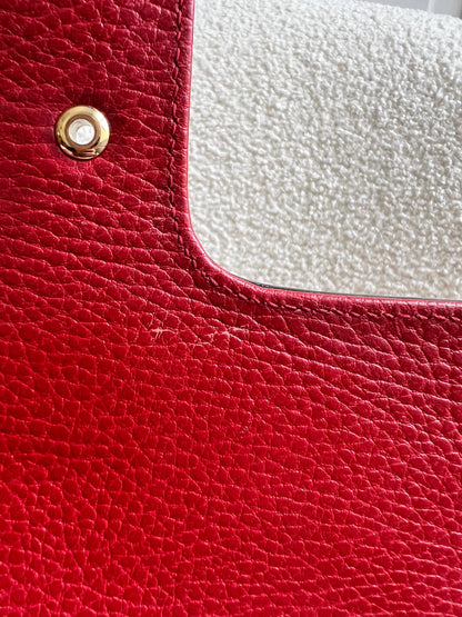 Gucci Interlocking GG Red Small Shoulder Bag