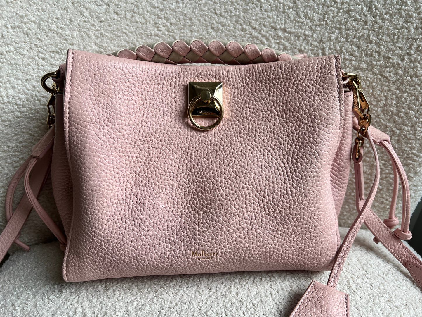 Mulberry Small Powder Pink Iris (RRP £1,250)