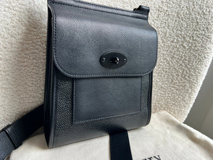 Mulberry Black Eco Scotchgrain Small Antony