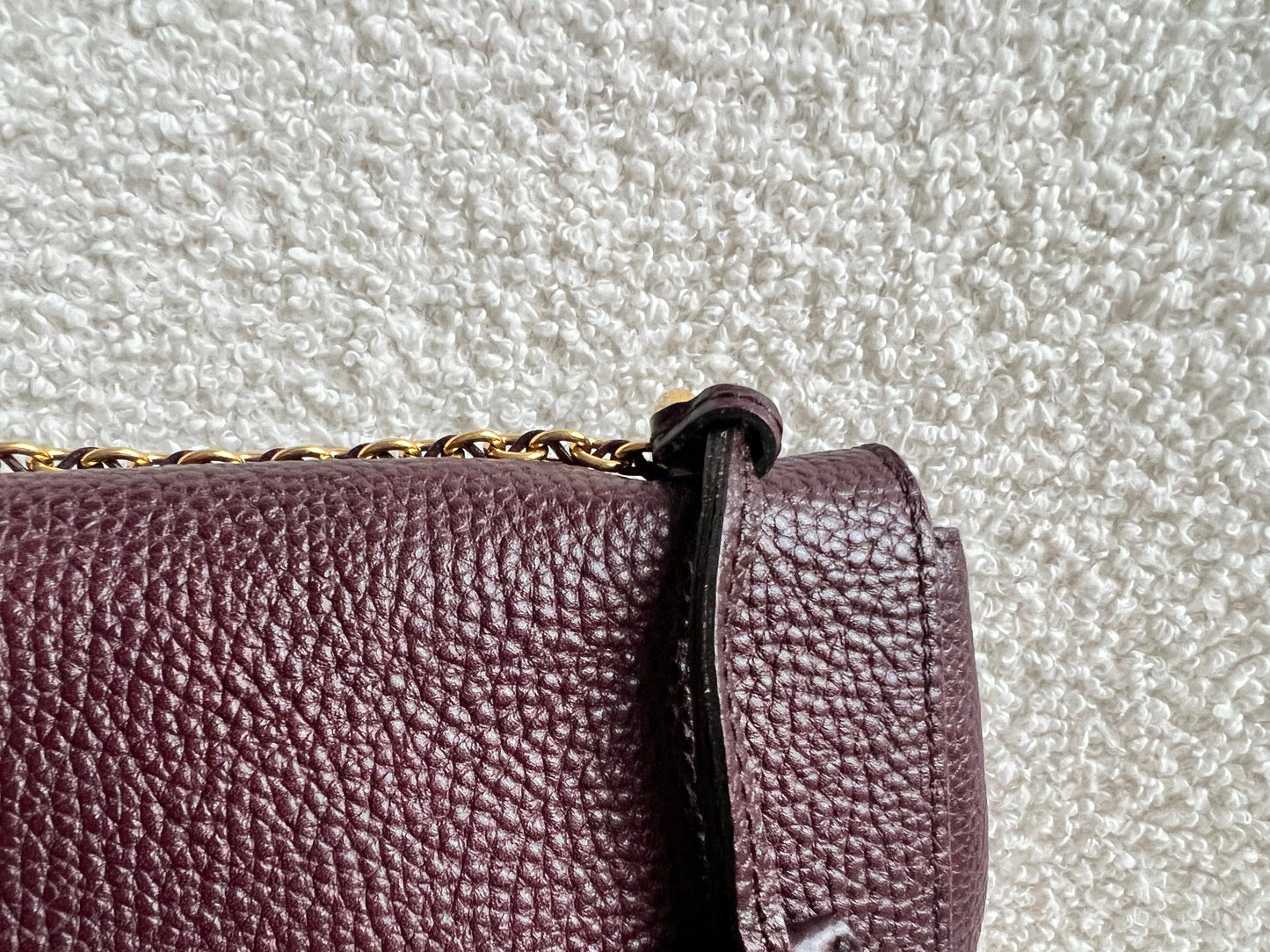 Mulberry Oxblood Regular Lily with Gold Hardware (RRP £895)