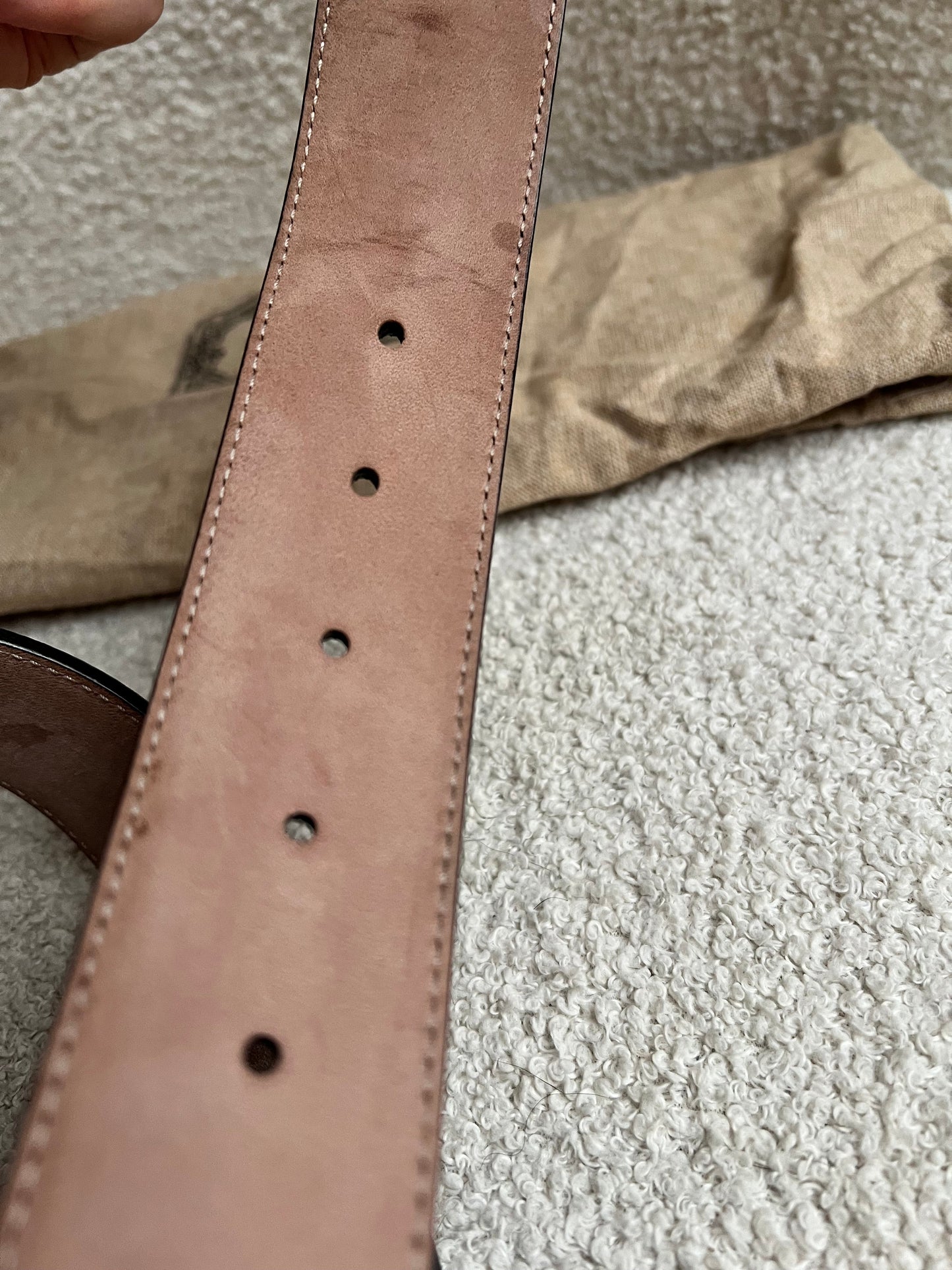 Gucci Interlocking GG Belt Supreme (RRP £360)
