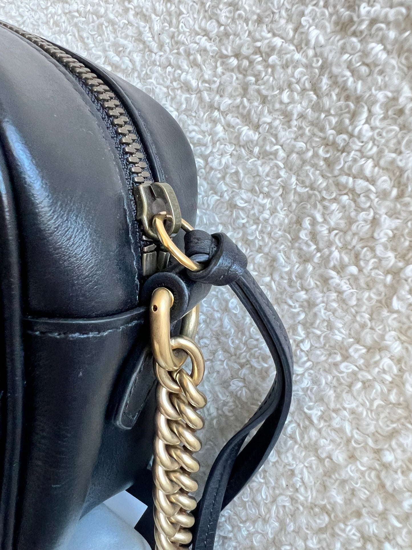 Gucci GG Black Marmont Small Shoulder Bag (RRP £1440)