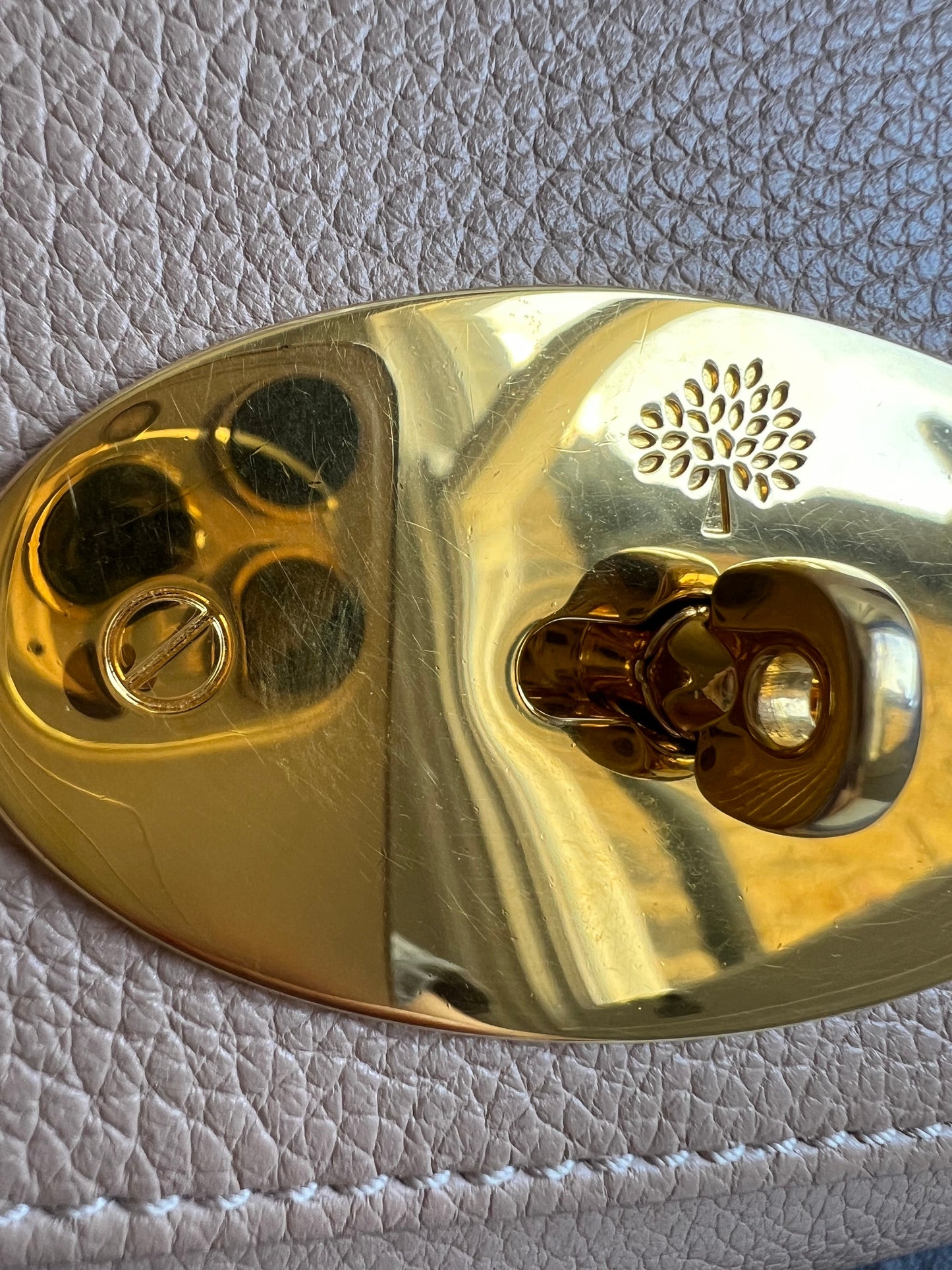 Mulberry Rosewater Regular Lily with Gold Hardware (RRP £995)