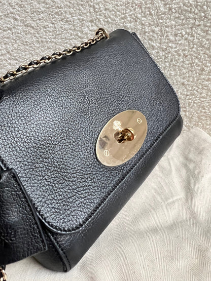Mulberry Black Regular Lily with Gold Hardware (RRP £995)