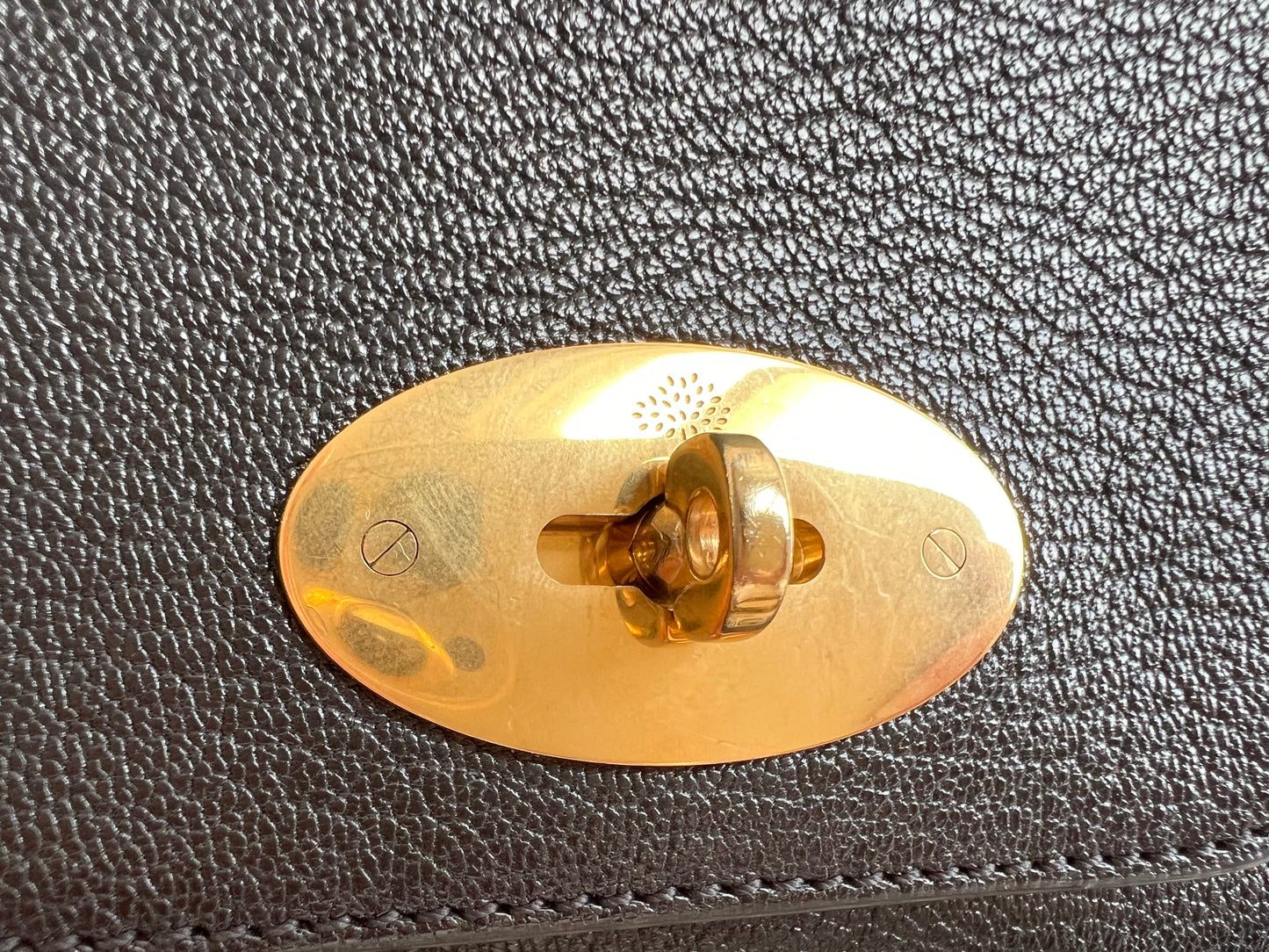 Mulberry Black Mini Lily with Gold Hardware (RRP £395)