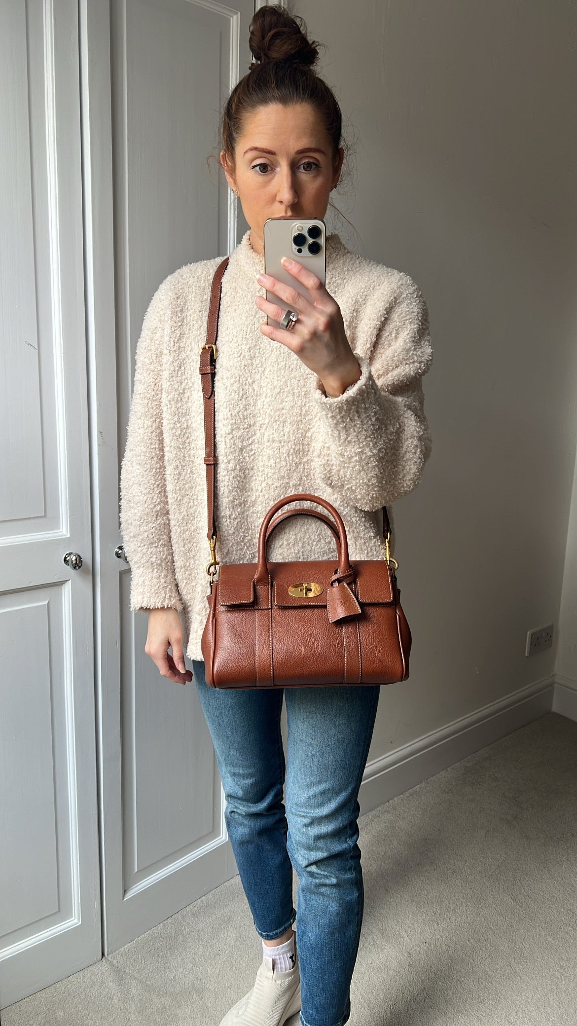 Mulberry Oak Bayswater Satchel