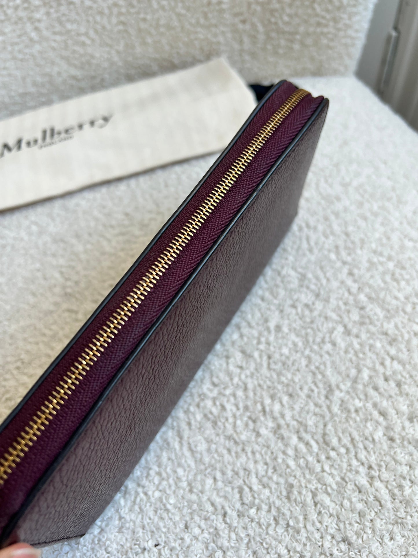 Mulberry Oxblood Continental Wallet (RRP £345)