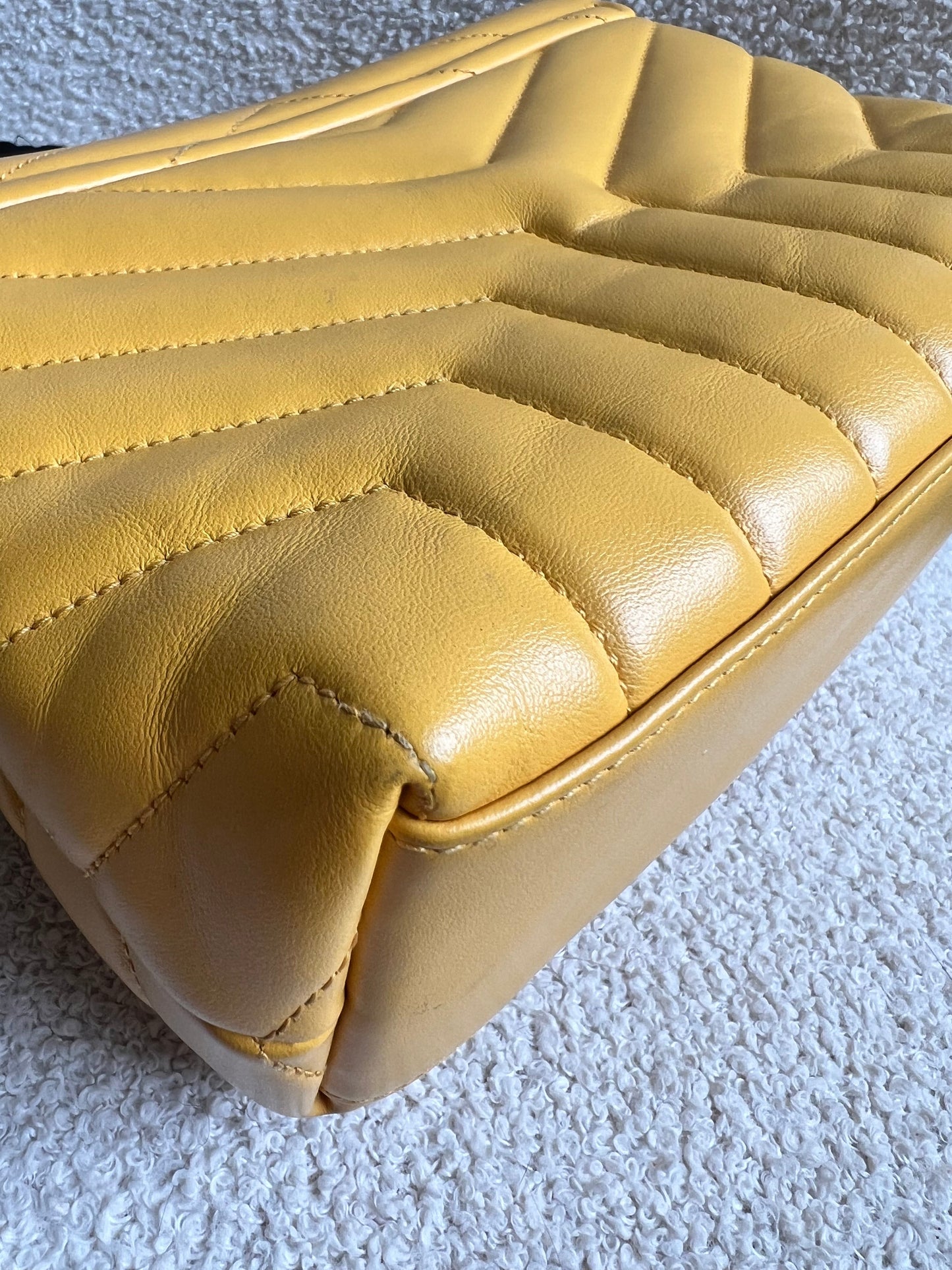 Yves Saint Laurent (YSL) Yellow Small Lou Lou (RRP £1,900)
